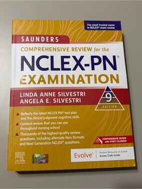 Saunders Comprehensive Review for the NCLEX-PN Exam - Yellow/Blue Cover